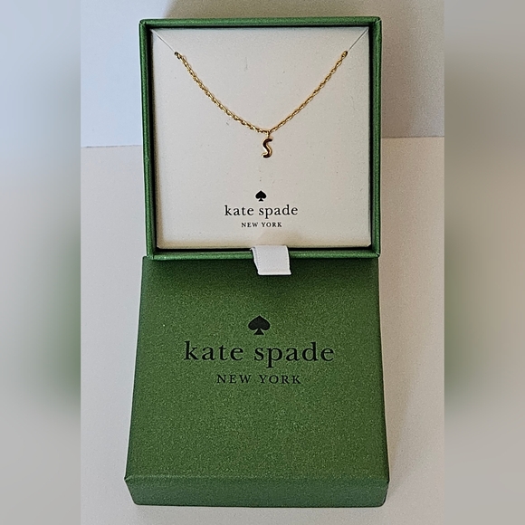 kate spade Jewelry - Kate Spade Gold 'S' Pendant Necklace